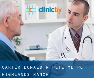 Carter Donald R Pete MD PC (Highlands Ranch)