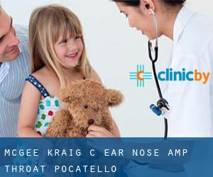 McGee Kraig C Ear Nose & Throat (Pocatello)