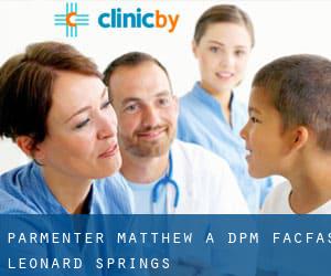 Parmenter Matthew A DPM Facfas (Leonard Springs)